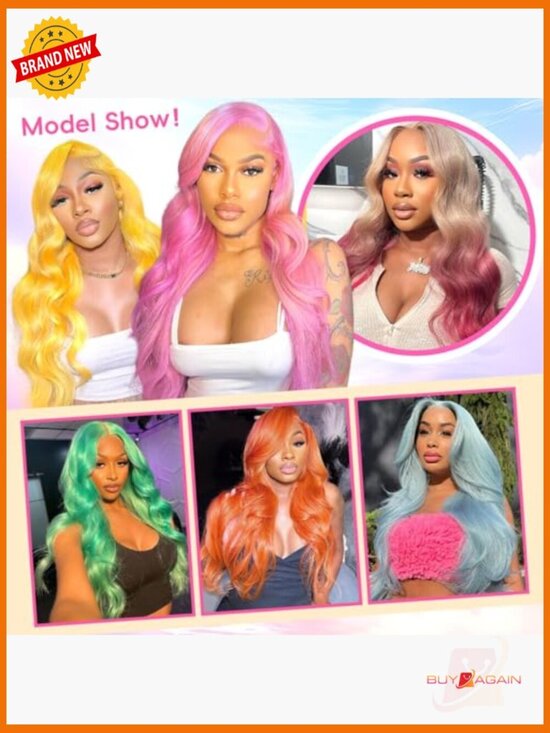 200 Density Human Hair Wig 13x6 HD Lace Front Pre Plucked Glueless main image 4